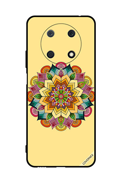 Covernex غطاء حماية لهاتف هواوي نوفا واي 90 بنمط ماندالا دائري
