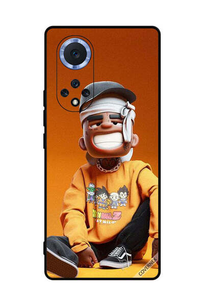 Covernex غطاء حماية لهاتف Honor 50 Pro - رسمة فتى متعب مصاب