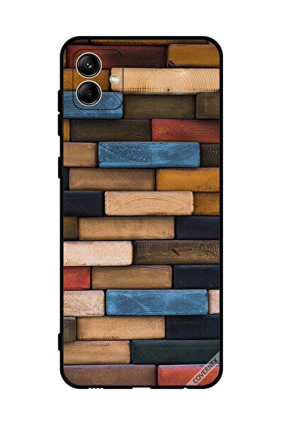 Covernex Protective Case Cover For Samsung Galaxy A04 4G Wooden Wall