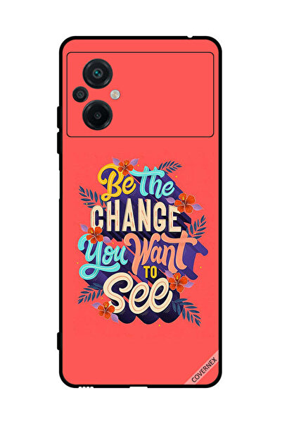 Covernex غطاء حماية لهاتف Xiaomi Poco M5 4G كن التغيير الذي تريد رؤيته