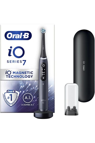 Oral-B Periuță de dinți electrică Oral-B iO7 cu tehnologie magnetică și micro-vibrații, inteligență artificială