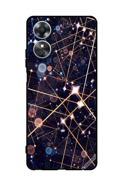 Covernex غطاء حماية لهاتف Oppo A17 بنمط منحنيات الإضاءة