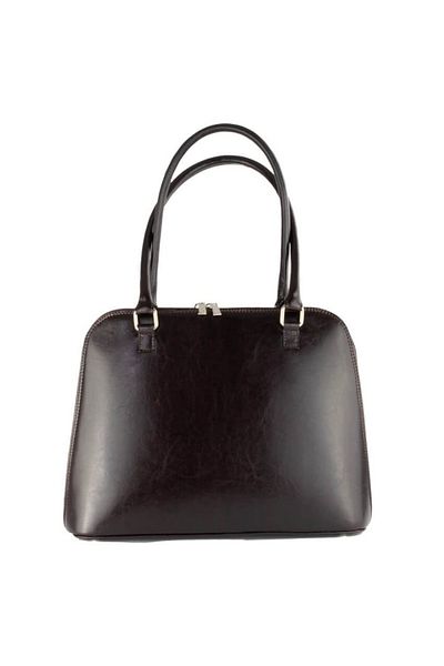 Magazinul de genti Women's bag, made of genuine leather, model 150, Dark brown