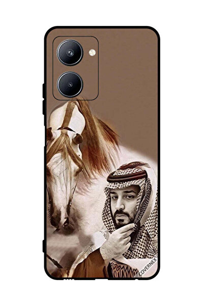 Covernex غطاء حماية لهاتف Realme C33 محمد بن سلمان أمام حصان