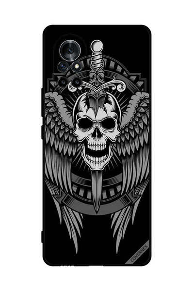 Covernex غطاء حماية لهاتف هواوي نوفا 8 - جمجمة وأجنحة نسر