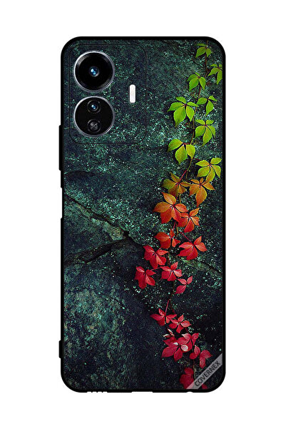 Covernex غطاء حماية لهاتف فيفو Y77 بأوراق جميلة