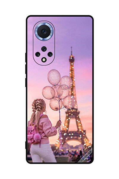 Covernex غطاء حماية لهاتف Honor 50 Pro فتاة تحمل بالونات