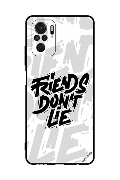 Covernex غطاء حماية لهاتف شاومي ريدمي نوت 10 4G - الخط العربي - الأصدقاء لا ي...