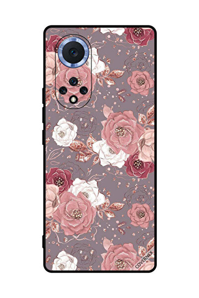 Covernex غطاء حماية لهاتف Honor 50 Pro بخلفية زهرية