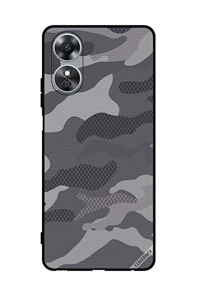 Covernex Protective Case Cover For Oppo A17 Camouflage Pattern
