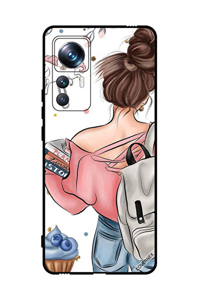 Covernex غطاء حماية لهاتف شاومي 12T برو مطبوع عليه رسومات يد فتاة