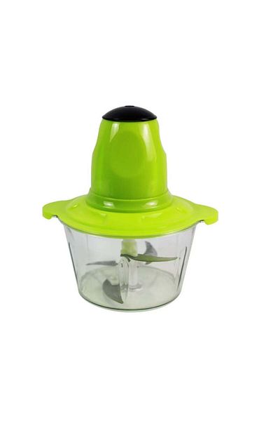 divendi-ro Multifunctional Electric Chopper, 4 Blades, 2 Speeds, 250W, 2 liters, 2 Speed, Glass Bowl, Green
