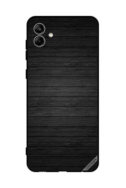 Covernex غطاء حماية لهاتف سامسونج جالاكسي A04 4G بنمط خشبي داكن