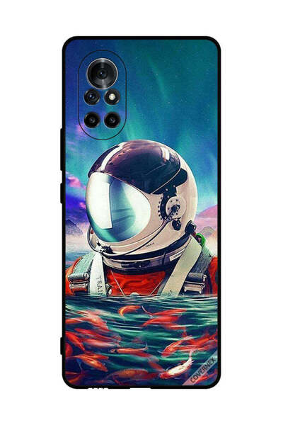 Covernex غطاء حماية لهاتف هواوي نوفا 8 - رائد فضاء - أسماك البحر