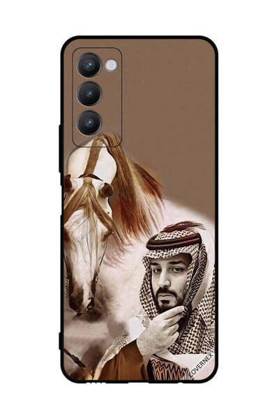 Covernex غطاء حماية لهاتف تكنو كامون 18 محمد بن سلمان أمام حصان