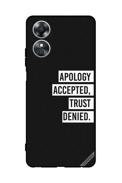 Covernex غطاء حماية لهاتف Oppo A17 اعتذار مقبول ثقة مرفوضة