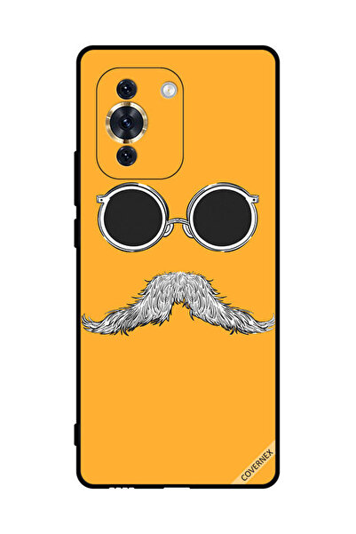 Covernex غطاء حماية لهاتف هواوي نوفا 10 مع فن النظارات والشارب