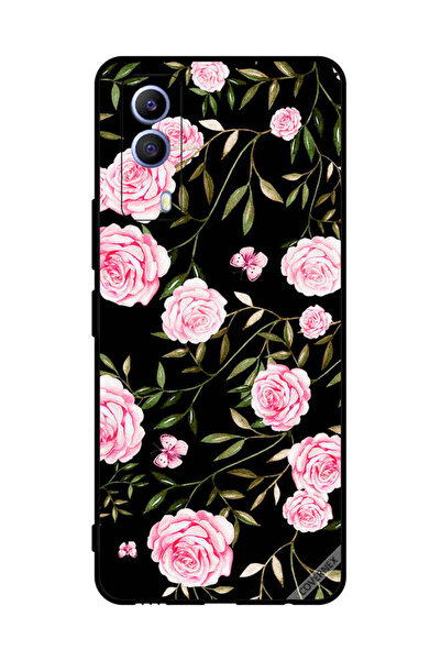 Covernex غطاء حماية لهاتف فيفو T1x - ورود في باقات من الأوراق الصغيرة