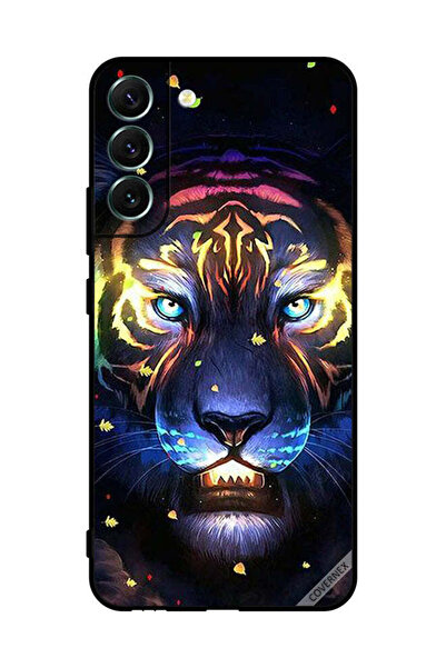Covernex غطاء حماية لهاتف سامسونج S22+ 5G بمشبك فني على شكل أسد