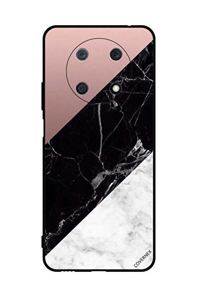 Covernex غطاء حماية لهاتف هواوي نوفا Y90 بنمط مزيج من الرخام واللون العادي
