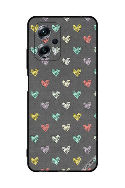 Covernex غطاء حماية لهاتف شاومي ريدمي نوت 11T برو بنقشة قلوب صغيرة