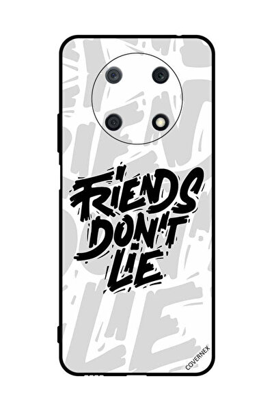 Covernex غطاء حماية لهاتف هواوي نوفا واي 90 - الخط العربي - الأصدقاء لا يكذبون