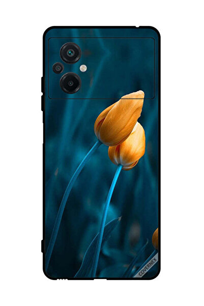 Covernex غطاء حماية لهاتف شاومي بوكو M5 4G مع زهرتين لطيفتين
