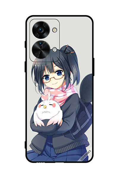 Covernex غطاء حماية لهاتف OnePlus NORD 2T فتاة تحمل حيوانًا أليفًا