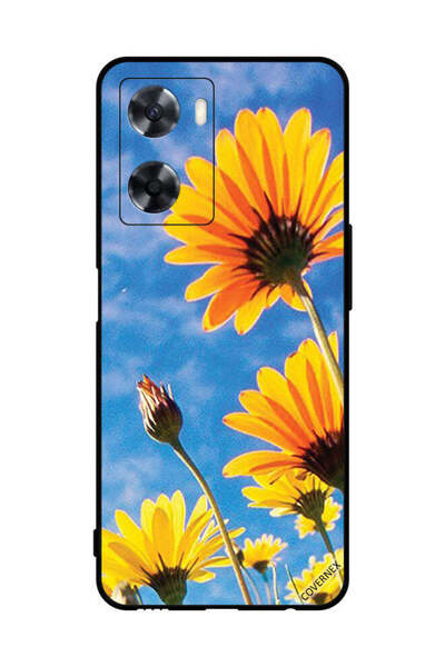 Covernex غطاء حماية لهاتف Oppo A57s - زهور عباد الشمس