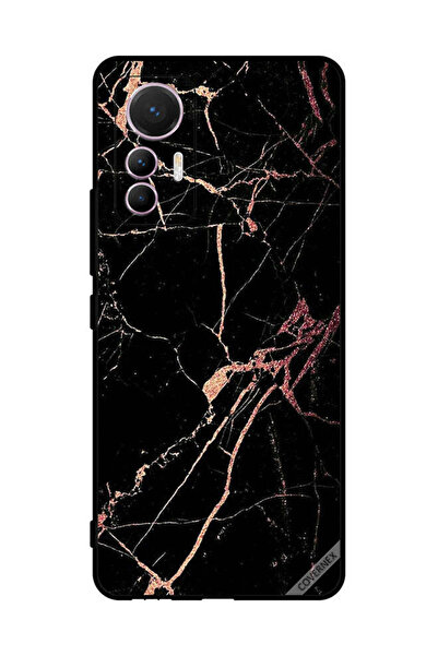 Covernex غطاء حماية لهاتف شاومي 12 لايت بنمط رخامي