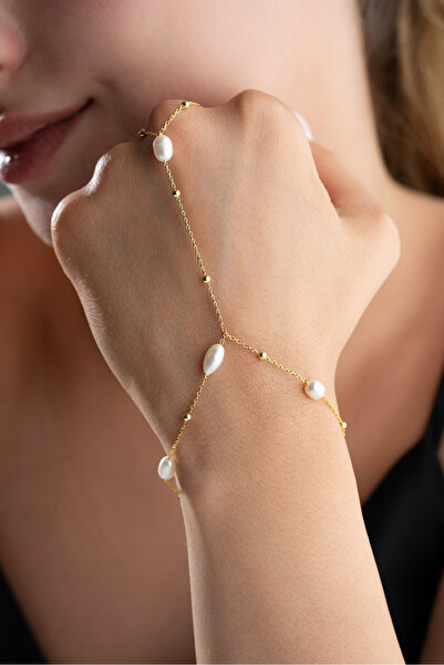 Silvano Jewelry 925 Ayar Gümüş İncili Şahmeran