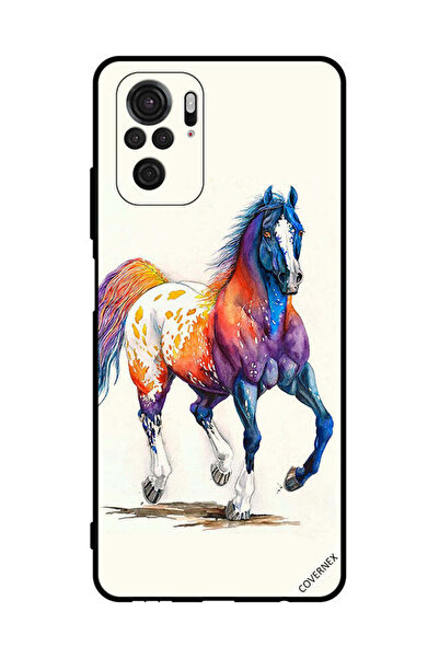 Covernex غطاء حماية لهاتف شاومي ريدمي نوت 10 إس 4 جي - رسمة حصان