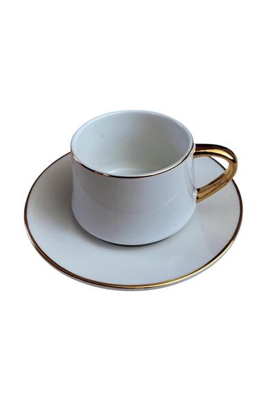 ALBETTO فنجان قهوة مطلي بالبورسلين ذو طابع فردي أبيض fin750