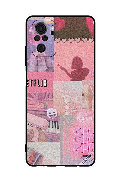 Covernex غطاء حماية لهاتف شاومي ريدمي نوت 10 4G - مشبك فني للبنات