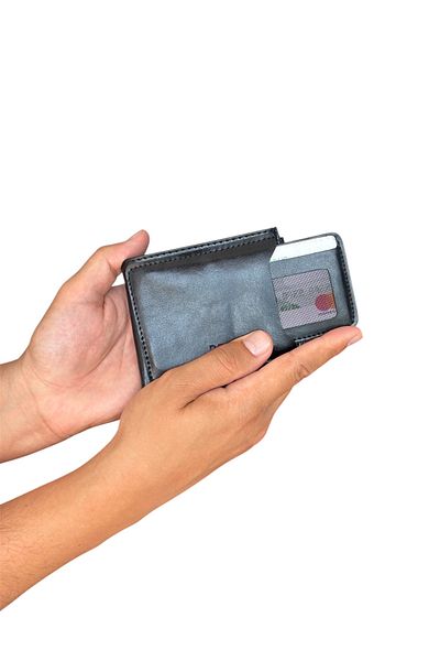 Tisaati Premium Series Luxury Leather Special Production Horizontal Crazy Leather Card Holder Men's Wallet