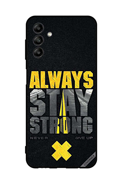 Covernex غطاء حماية لهاتف سامسونج جالكسي A04s كن قويًا دائمًا ولا تستسلم أبدًا