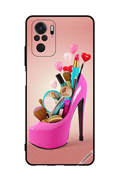 Covernex غطاء حماية لهاتف شاومي ريدمي نوت 10 إس 4 جي حذاء مع أدوات مكياج