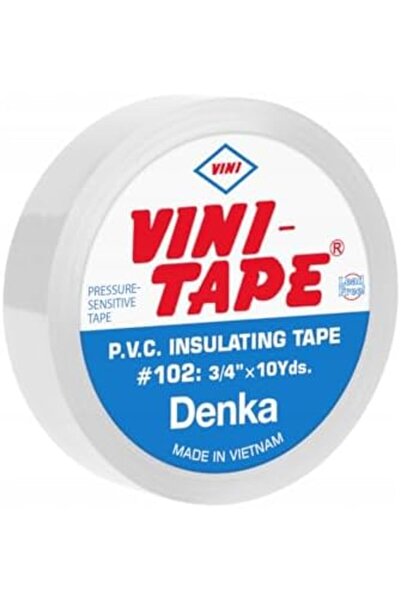 Yuwell YU WELL VINI Insulation Tape (Made in Japan) for Home, Industrial, and Electric (White Pack of 6)
