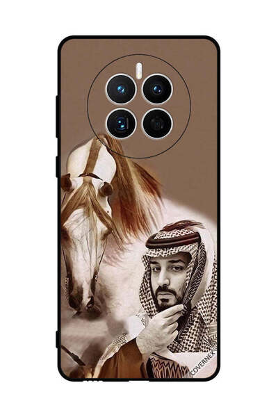 Covernex غطاء حماية لهاتف هواوي ميت 50 إي محمد بن سلمان أمام حصان