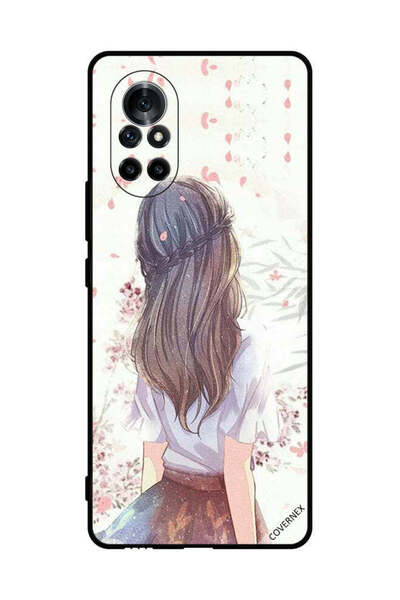 Covernex غطاء حماية لهاتف هواوي نوفا 8 - فتاة لطيفة في تفكير عميق