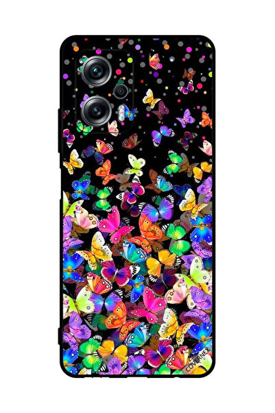 Covernex غطاء حماية لهاتف شاومي بوكو X4 GT - فراشات صغيرة متعددة الألوان