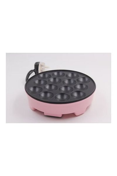 DLC Mini Pancake Maker 750 W –Pink, Non‑Stick Cooking Plate