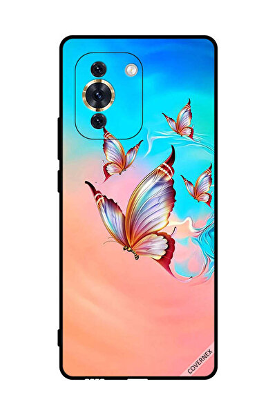 Covernex غطاء حماية لهاتف هواوي نوفا 10 برو - فراشات تحلق فوق لون الطلاء