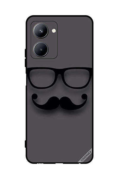 Covernex غطاء حماية لهاتف Realme C33 Glass & Mustache