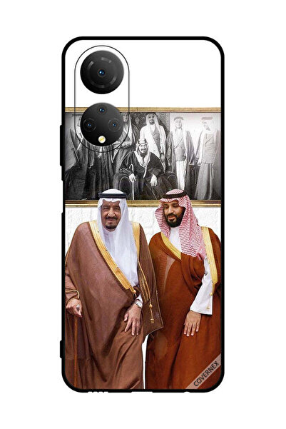 Covernex غطاء حماية لهاتف Honor X7 الملك سلمان ومحمد بن سلمان يتحدثان أثناء ا...