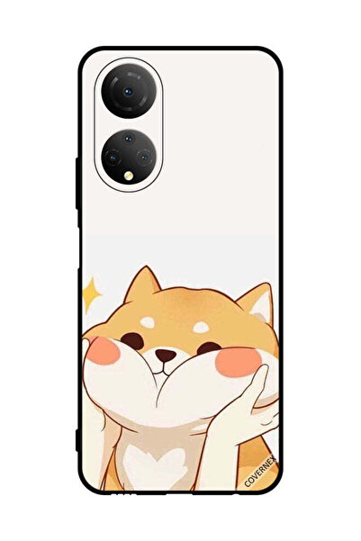 Covernex غطاء حماية لهاتف Honor X7 مع صورة قطة محبة أثناء حملها من الشيكات