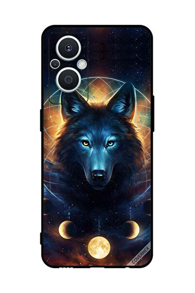 Covernex غطاء حماية لهاتف Oppo Reno 7 Lite ذئب في الفضاء