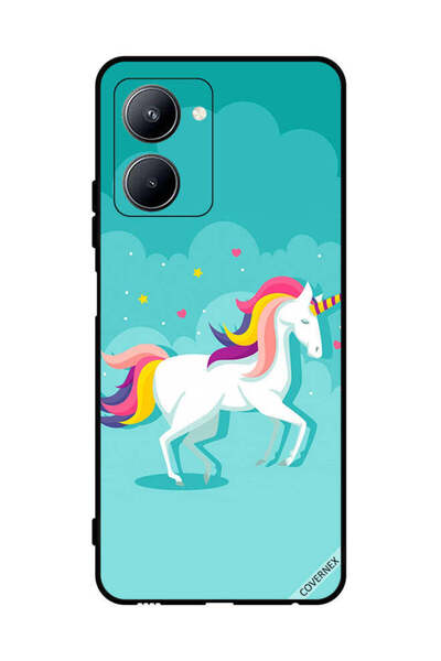 Covernex غطاء حماية لهاتف Realme C33 Unicorn Walking