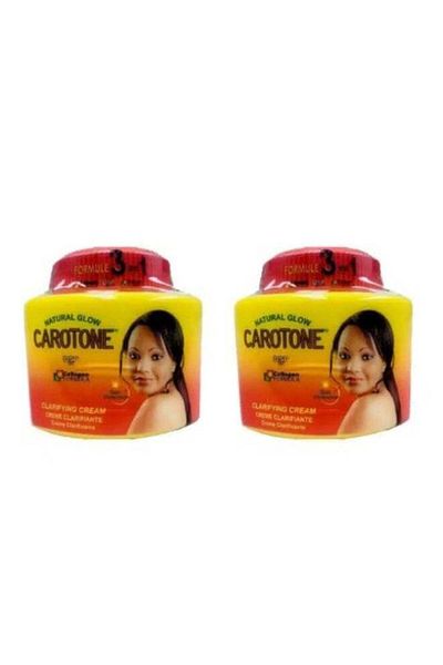 Carotone Two pieces of whitening cream with collagen 135ml