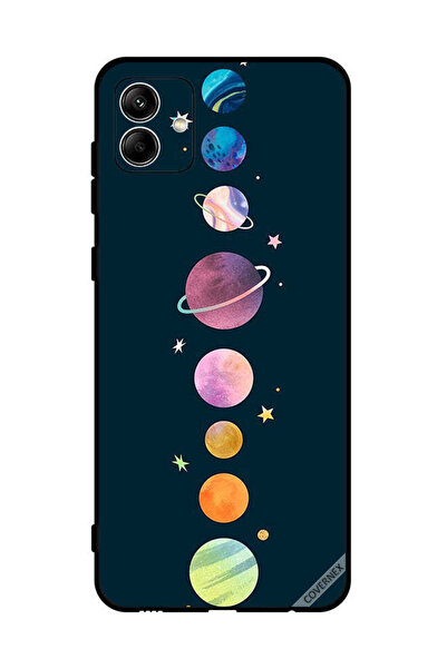 Covernex غطاء حماية لهاتف سامسونج جالاكسي A04 4G، كواكب في صف واحد